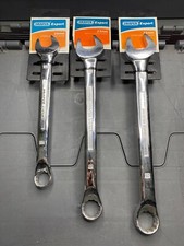 DRAPER EXPERT TOOLS 20mm 23mm 25mm Combination Wrenches SET of 3 Polished Chrome