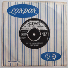 Fats Domino – Let The Four Winds Blow 7" single London 45 HL.P 9415, 1961