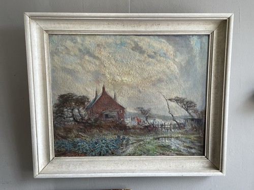 Vintage signed original oil - original,