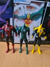 Mattel Dc Universe Classics Lantern Bundle Red Green Yellow Lantern Figures
