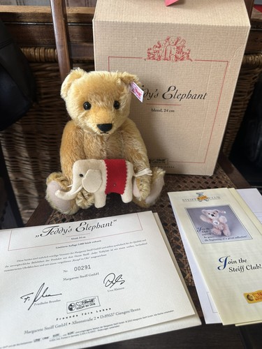 Steiff 661358 teddy elephant - steiff, teddy's