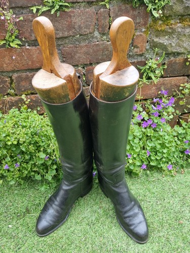 Vintage leather riding boots - vintage,
