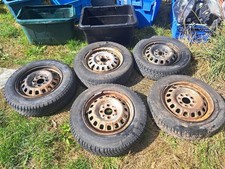 5 x FIAT UNO WHEELS, SPARES OR REPAIR