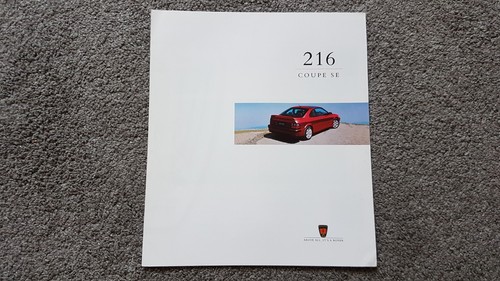 Rover 216 coupe - rover, sales