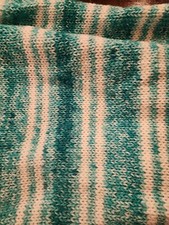 handmade knitted afghan throw