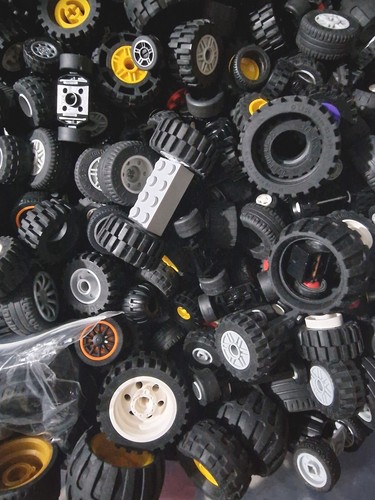 Lego wheels axles tyre - lego, 500g