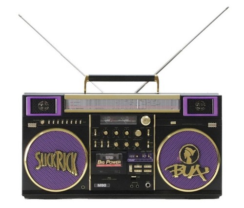 M90 mini boombox slick rick - boombox,