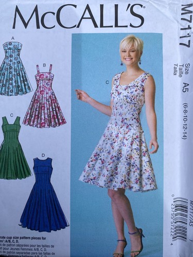 Mccall sewing pattern m7117 - mccall's,