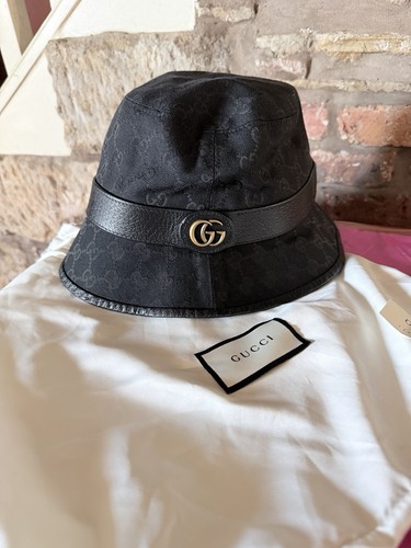 Gucci monogram black bucket - gucci,