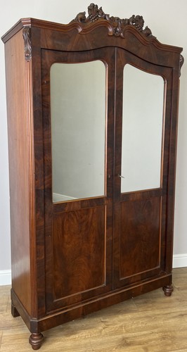 Wardrobe antique french burr - wardrobe,