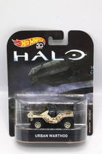 Hot Wheels 2017 Halo UNSC Urban Warthog Diecast Model Car Sealed On Card VGC