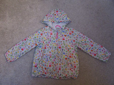 Next girls 4-5 years Peppa Pig lightweight hooded rain jacket coat - VGC