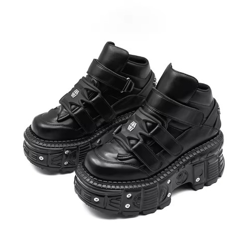 Womans black platform - womans,