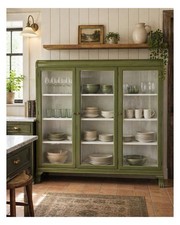 Antique Oak Triple Cabinet 
