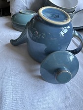 Denby Azure Blue Tea Pot 2