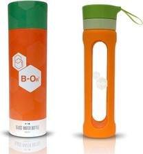 Glass water bottle 600ml - glass,