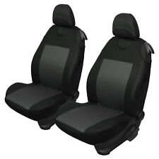 2 Black Front Car Seat Covers for Mercedes Qashqai Juke Micra Leaf Navara Note