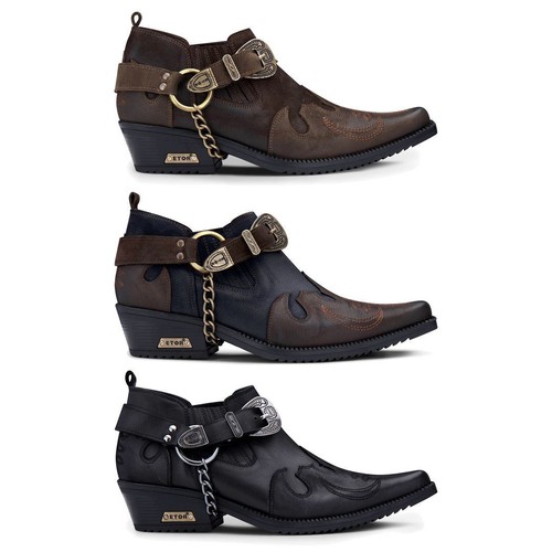 Mens genuine leather - mens, western