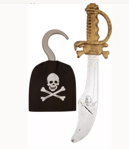 Pirate sword and - sword, hook