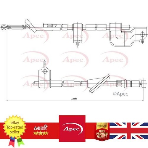 Hand brake cable for - brake,