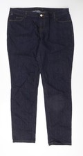 Womens UK Size 16 BLUE 73 Slim