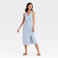 Women's Tie-Front Twist Midi