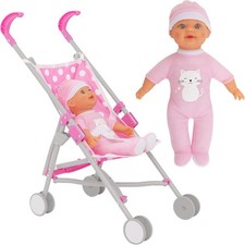 Single Stroller & Doll | Pink