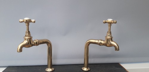 Solid brass tall long - brass,