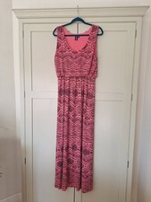 Coral Colour Maxi Dress Size