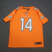 Miami Dolphins Jersey Extra Large Orange Shirt NFL Nike Jarvis Landry 14