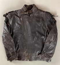 Vintage leather biker jacket - vintage,