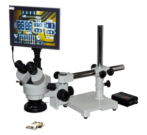 Pcb stereo boom microscope - stereo,
