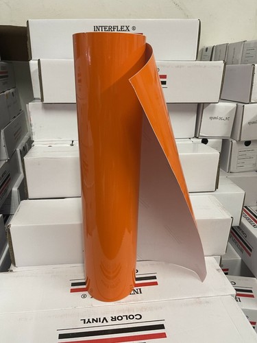 Roll orange glossy - 1, 12