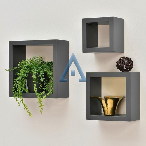 Piece floating cube - cube, shelves