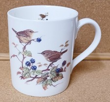 Wren Birds Scene Mug Fine Bone China 400 ml 14 fl oz Large Balmoral Cup Decor UK