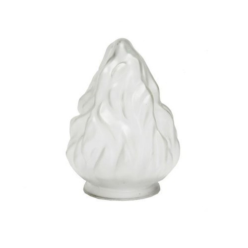 Frosted flame glass - glass, shade