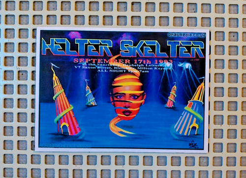 Flyer fridge magnet helter - magnet,,