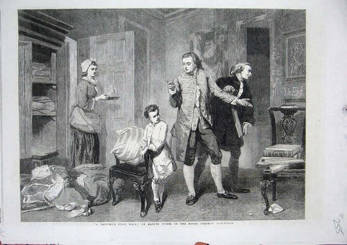 Old antique print 1862 art - 1862,