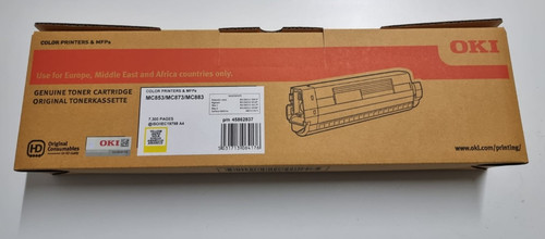 Genuine oki 45862837 - genuine, yellow