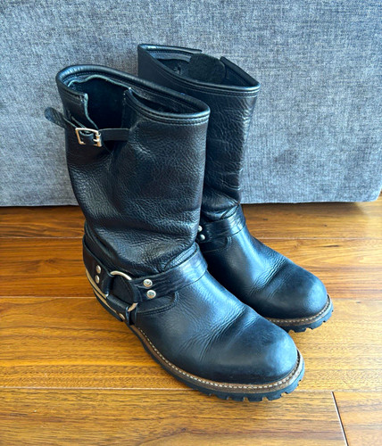 Double black leather - double-h,
