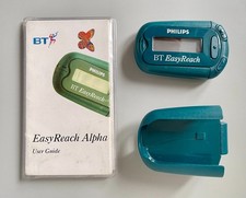 Philips BT EasyReach Alpha Pager 53A with Belt Clip and instructions.