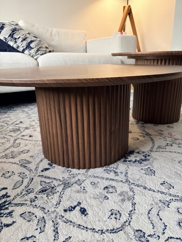 Marcel set round wooden - of,