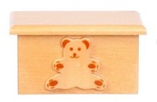Dolls House Teddy Bear Toy Box