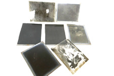 7 X Vintage 4x3 inch Glass