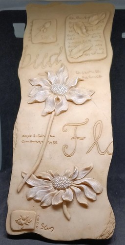 Resin wall plaque natural - plaque,
