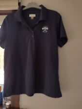 Unisex Dark Blue Polo Shirt With Strathaven Golf Club Logo Size See Picture