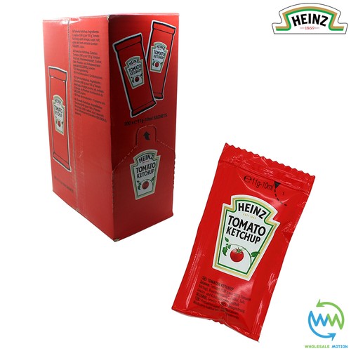 Heinz tomato ketchup sachets - ketchup,