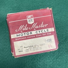 Royal Enfield 500cc Piston Rings +.020” NOS 