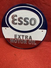 Esso cast iron style sign - iron, wall