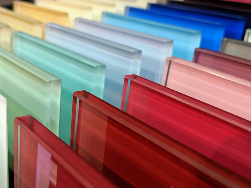 Custom colour toughened glass - toughened,